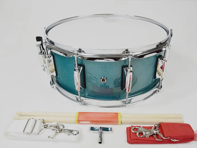 Percussion Instrument 14 Inch Flashpoint Series Snare Drums Sandblasted Drum Skins Marching Drums OEM