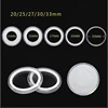 60Pcs Clear Transparent Coin Capsule Holder 33mm Round Boxed Coin Holder Plastic Storage Collectable Display Cases with capsules 2
