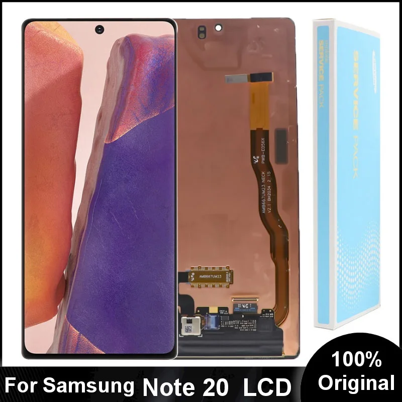 Original 6.7'' Note 20 Display For Samsung Galaxy Note20 N980 N980f
