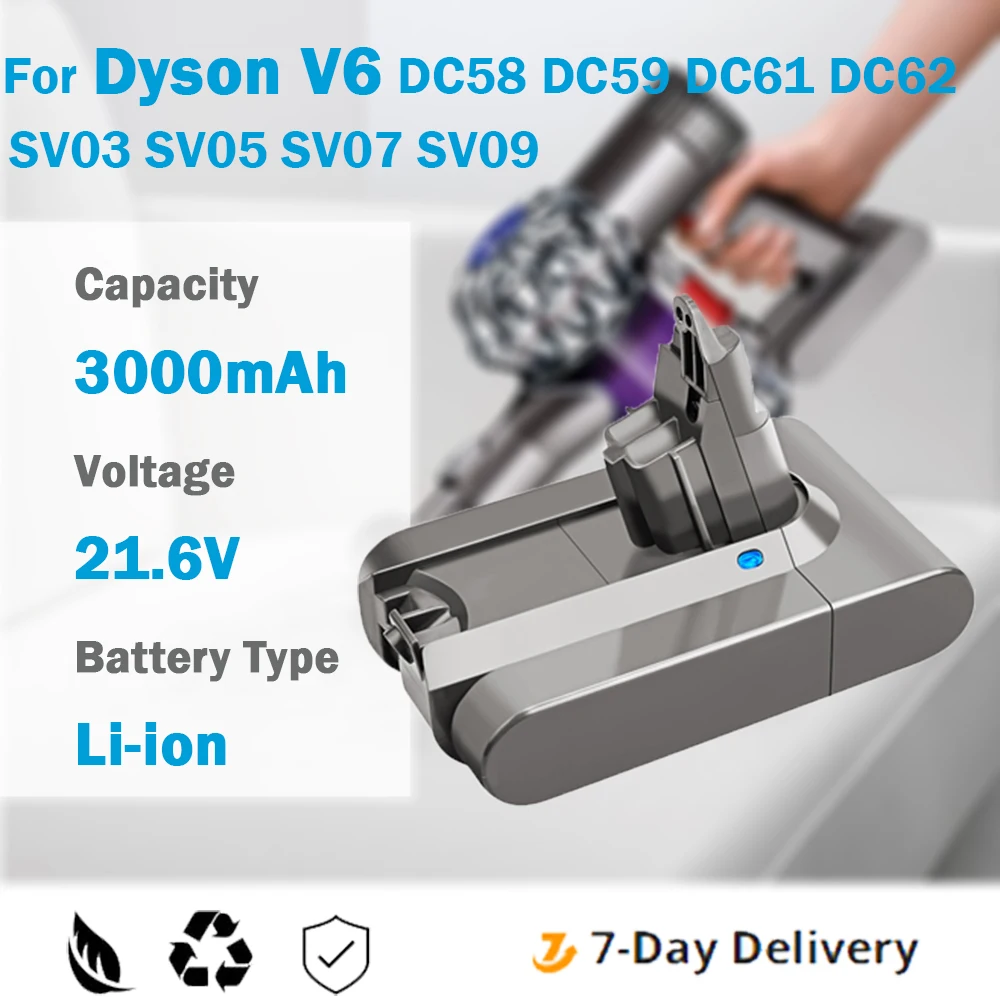 V6 Battery For Dyson Vacuum Cleaner 