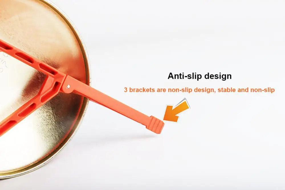Outdoor Stove Gas Tank Bracket Gas Burner Camping Bottle Shelf Stand Tripod Folding Canister Stand Tilting Prevention Fold outdoor stove bracket