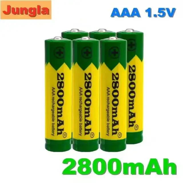 

2023 4-20PCS AAA Battery Alkaline 2800 MAH 1.5 V AAA rechargeable battery for Battery Remote Control Toy Battery Light Battery