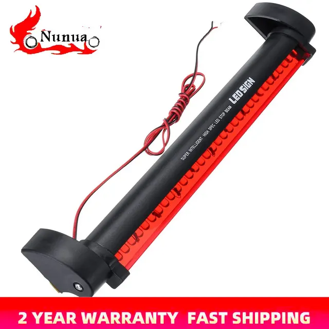 14/ 243240LED Third Brake Lights Car LED Bar Rear Parking Signal Lamp Truck High Mount Stop Warning Light Universal 12V