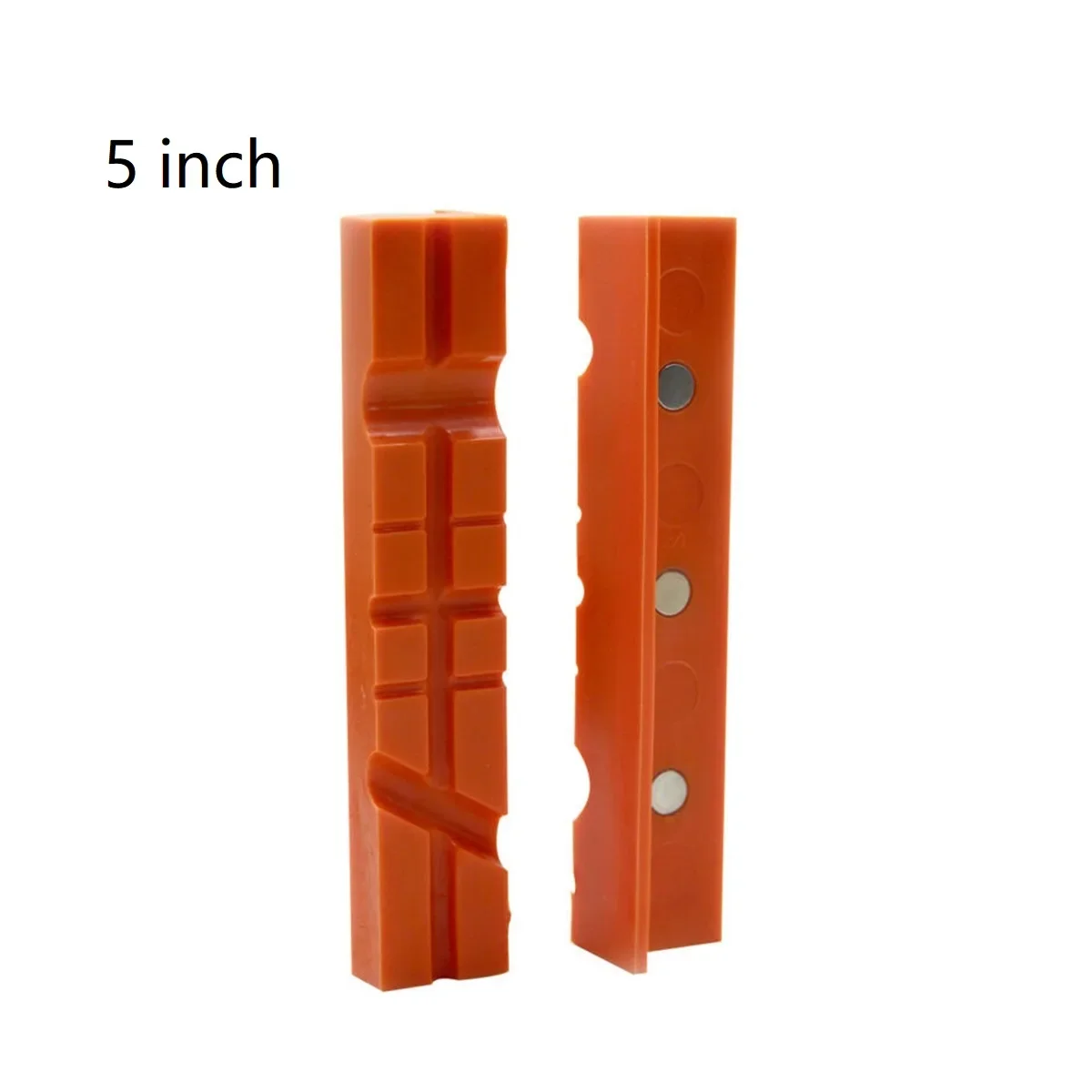 Magnetic soft pad jaw rubber for metal vise bench machine tools