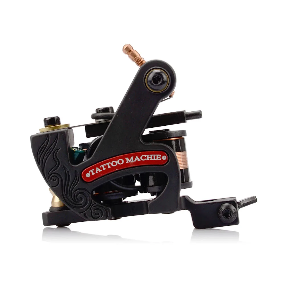 Tattoo Supplies Beginner Tattoo Machine Gun 10/8 Wraps Coil Tattoo Machine For Permanent Body Art Gun For Liner And Shader tattoo supplies