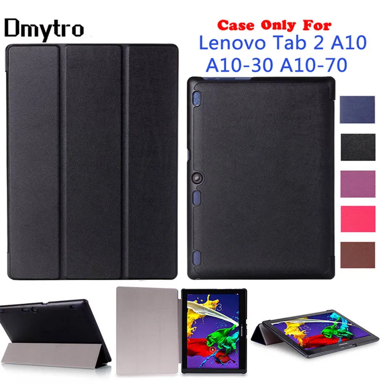 

Ultra Slim Stand cover For Lenovo Tab 2 A10-30F/L A10-70F/L 10.1 inch Tablet Stand PU Leather Protective cover case