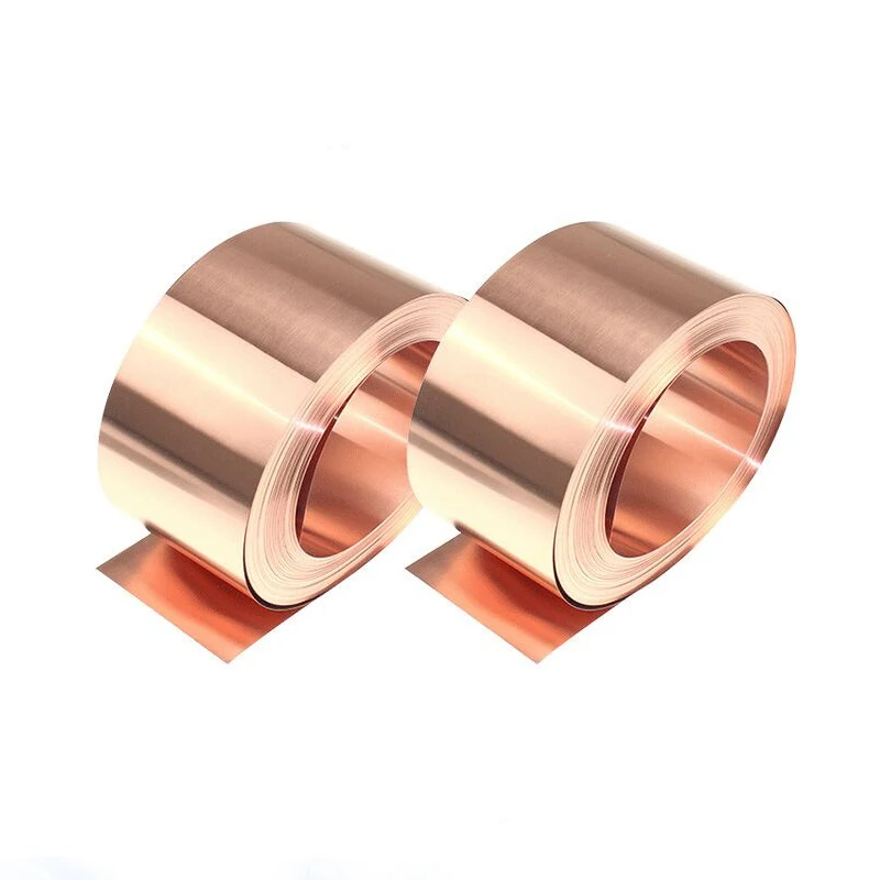 1 Stück 99,9 % reines Kupfer Cu Metallblech Folie 0,01–0,5 mm Dicke Kupferblech Kupferstreifen für Schmuck Handwerk Reparaturen elektrisch – Detail 2