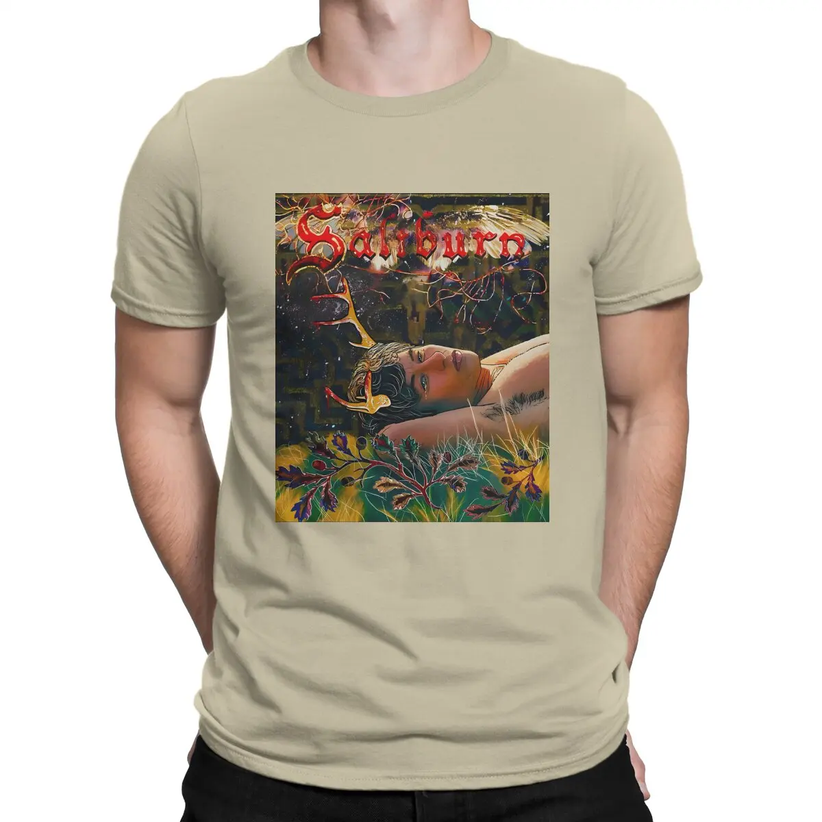 thumbnail image 1 of Camisetas de cine para hombre Saltburn, camisetas únicas de algodón, camisetas de cuello redondo y manga corta, ropa estampada, 1 of 7