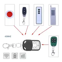 Metal Push Button Remote Control Transmitter ABCD / Lock Unlock 4Button 433MHz Universal 4 Buttons Garage Door Opener Remote - Image 4