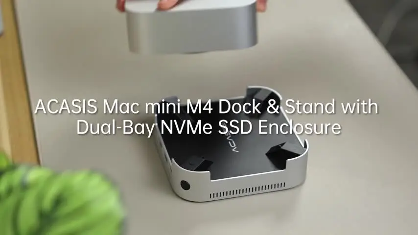 Acasis Mac Mini M4/M4 Pro用 10Gbps USB-Cドッキングステーション
