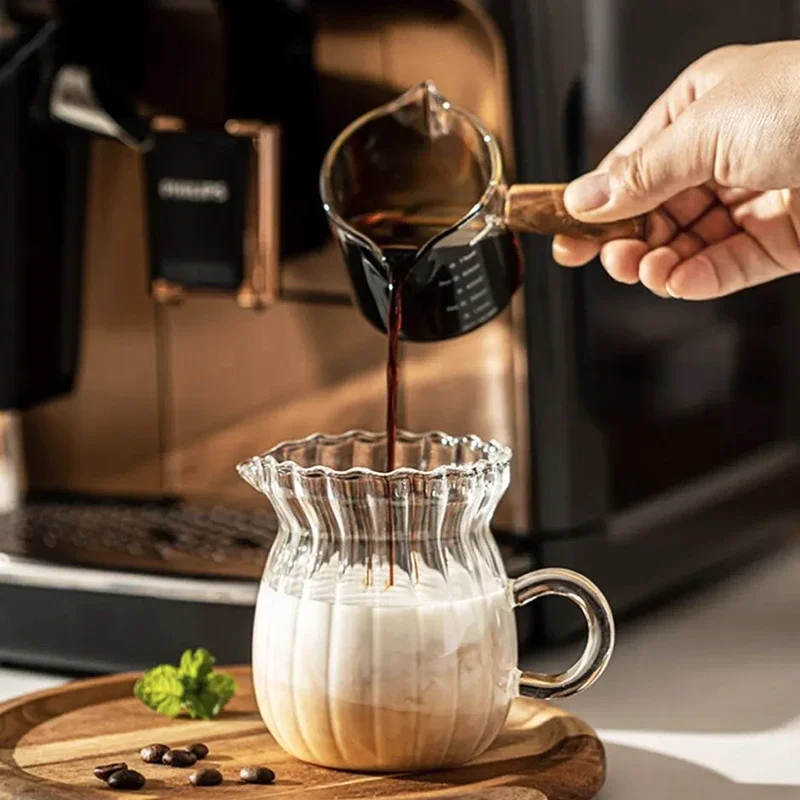 75ml Espresso Milk Measuring Cup with Handle - Hea...