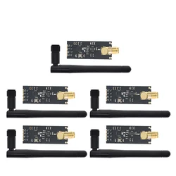 Long - Range Wireless RF Transceiver Module with Antenna (2.4GHz, 3.3V) - Multi - Pack Options (5pcs)