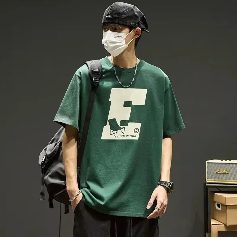 thumbnail image 1 of Ropa para hombre Estampado Trajes deportivos Chándal para correr Camiseta gris Conjuntos de pantalones cortos para hombre Top con alfabeto Traje económico de 2 piezas Básico, 1 of 5