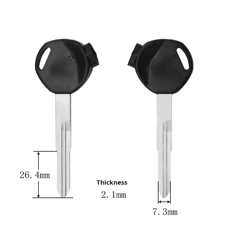 Wuyang Honda motorcycle key, suitable for: Honda Jiaying/Xindazhou Wuyang/WH100/Joy/125CC motorcycle key blank(including magnet)
