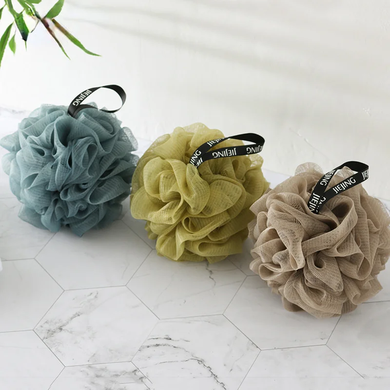 Mesh Bath Cleaning Brush Shower Puffs Soft Sponge Balls Body Cleaner Exfoliating Scrubbers Bath Flower exfoliating shower brush bath brush shower scrubber shower sponge bath sponge ball bath sponge exfoliating bath brush exfoliating scrubber exfoliating shower scrubber