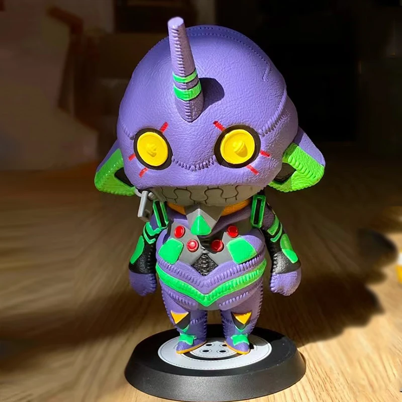 Anime Neon Genesis Evangelion Eva 01 Modello Carino Figurina 12Cm Evangelion 01 Action Figure Collezione Pvc Decorazione Desktop Giocattolo