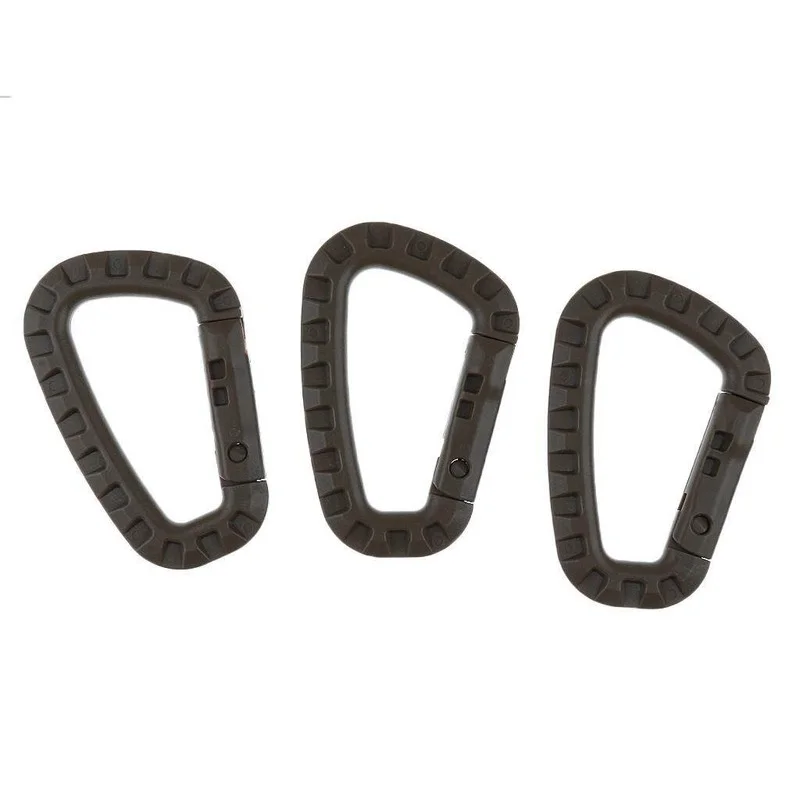 Climbing Carabiner 6x Tactical Plastic Cadet Hiking Camping