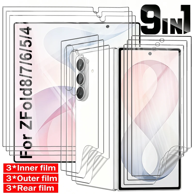 9-in-1 Hydrogel Screen Protector Film