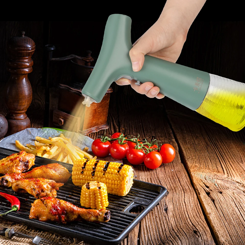 Electric Olive Oil Spray Bottle Dispenser USB Charging For BBQ Kitchen  Sprayer