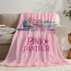 Wedding Blanket Bed Pink Panther Picnic Throw Blanket Sofa Winter Interior for Home Custom Blankets King Size Blankets & Throws 2