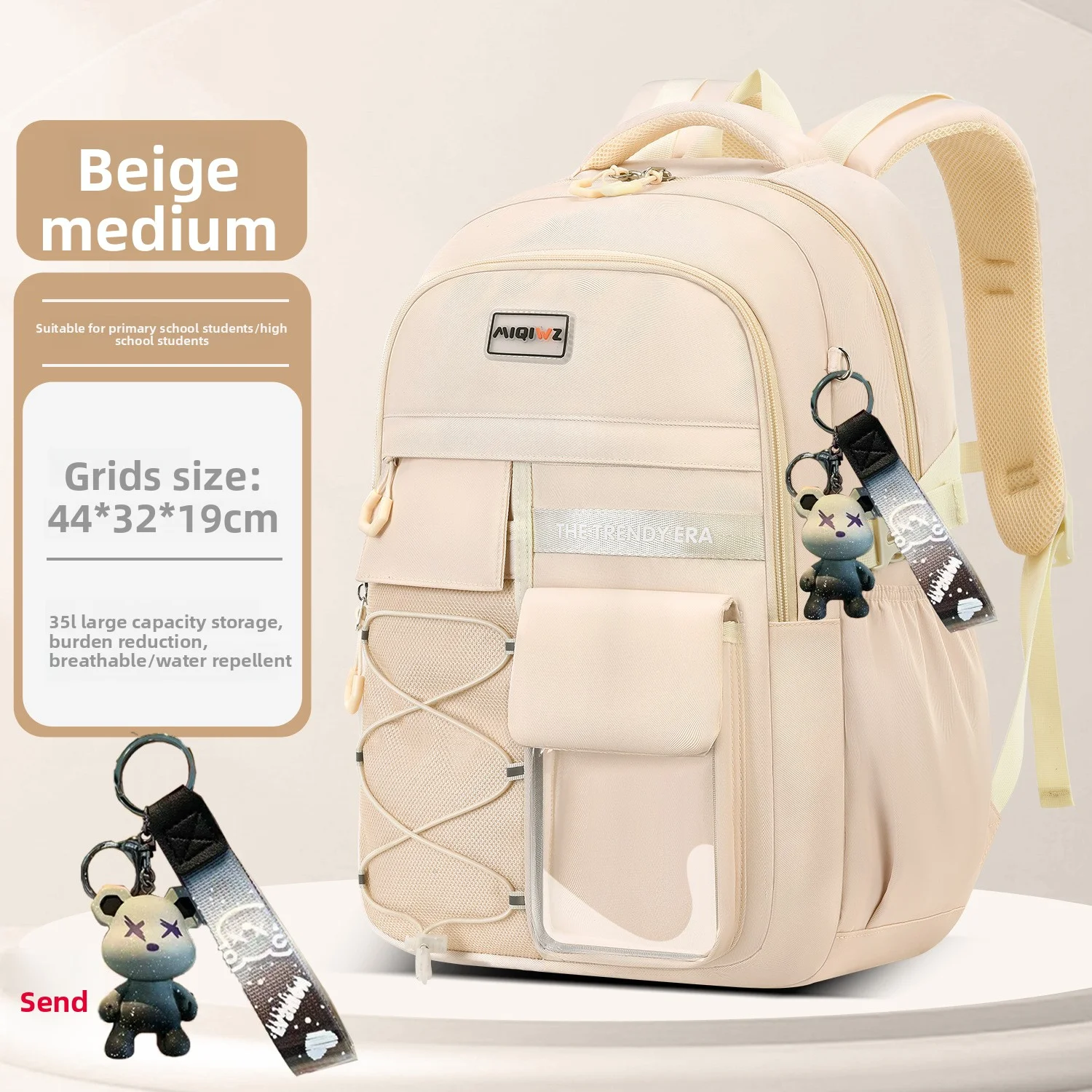 حقيبة ظهر بلون سادة خفيفة الوزن أكسفورد حقيبة ظهر...