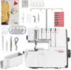 B44 Funlock Overlock Serger Sewing Machine With 80 Thread Spool Bundle 2