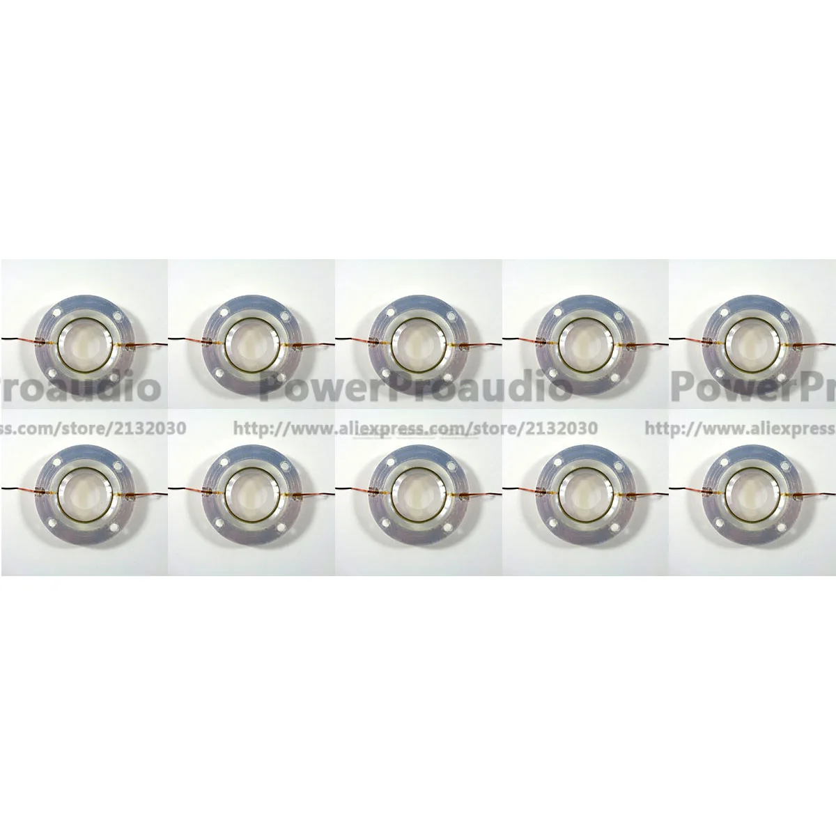 Bobina Vocale A Membrana Di Ricambio In Filo Di Alluminio Puro Da 10 Pezzi Per Serie Jbl 2408H-2 Prx 710, 712, 715, 725, 735