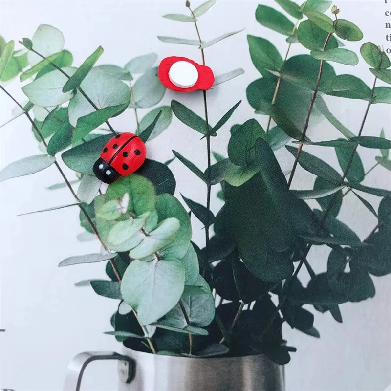 100pcs Tiny Ladybugs Craft Garden Red Landscape Ladybug Decoration DIY Little  Home Decoration Accessories