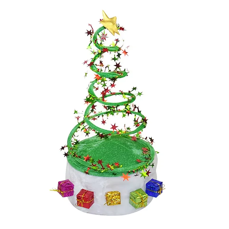 Christmas Tree Hats Christmas Party Decorations Headwear Children's/Adult Decorations Photography Props Festival Supplies