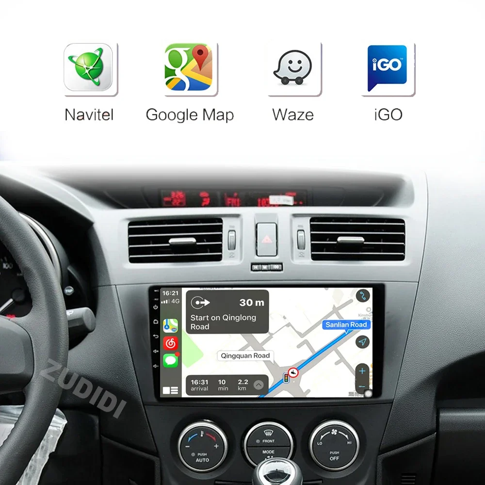 8+128G Headunit Carplay+Android Auto Car Radio Mazda 5 2010 2011 2012 2013 2014 2015 Multimedia Player WIFI BT 4G DSP+RDS car multimedia player car radio