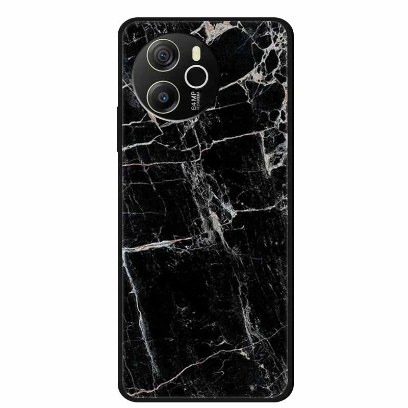 Black Silicone Soft Back Protective Case Cover