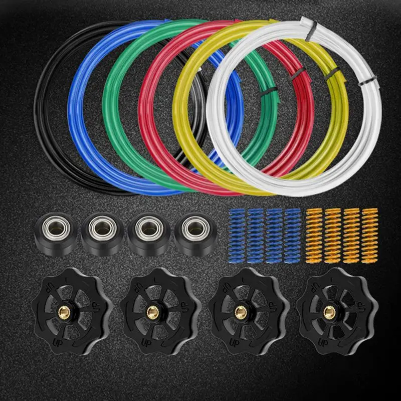 

Upgraded 3D Printer Kit With Tubing High Temperature Insulation Resistant Cable For 3D Printer PTFE ForTeflon Tube Low Friction