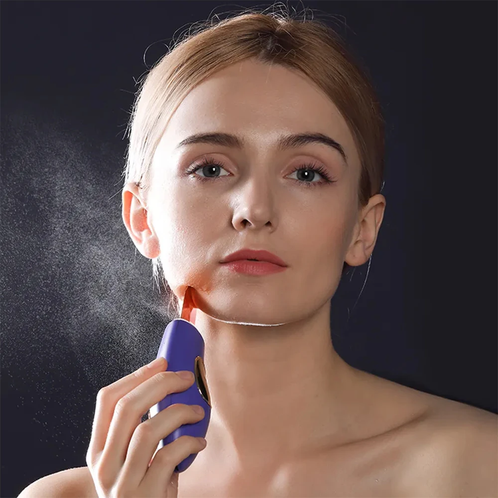 Ultrasonic Skin Scrubber Facial Peeling Blackhead Remover Deep Cleaning Ion Import Ance Pore Cleaner Face Shovel Cleanser