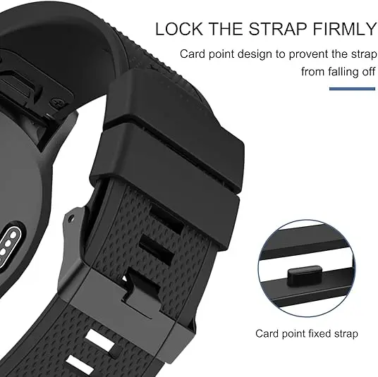 Silicone Watchband Strap Loop Rings - Durable Rubber Keepers