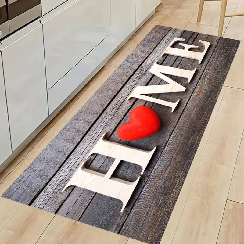 Alfombra de cocina, alfombra de baño, alfombra de piso, lavable, antideslizante, para entrada, dormitorio, sala de estar, mesita de noche, pasillo, alfombra larga y suave