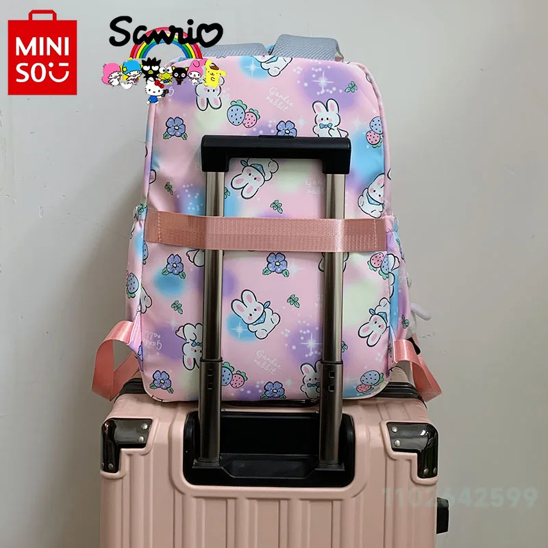 Miniso Cinnamoroll New Student School Bag Fashionable High Quality Women's Backpack Small Fresh Large Capacity Girl Backpack