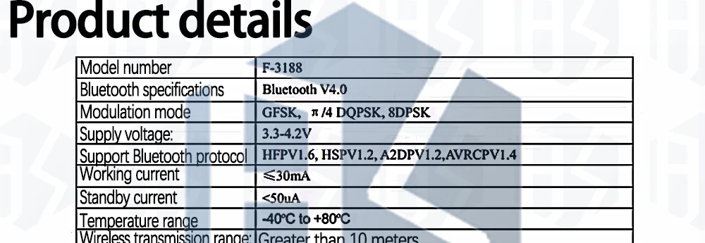 1~3PCS EGBO CSR8645 4.0 Unterstützt APTX Hochwertige Verlustfreie Kompression Lautsprecher-Verstärker Stromsparendes Bluetooth-Audio-Modul – Detail 5