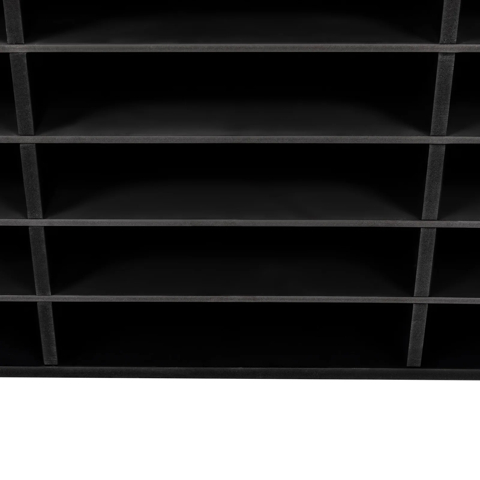 Literatur-Organizer, 27 Fächer, 31,5 x 12 x 21,69 Zoll, PVC, Büro-Desktop-Aktenhalter, Briefkasten, Bücher, Papiersortierschrank – Detail 6