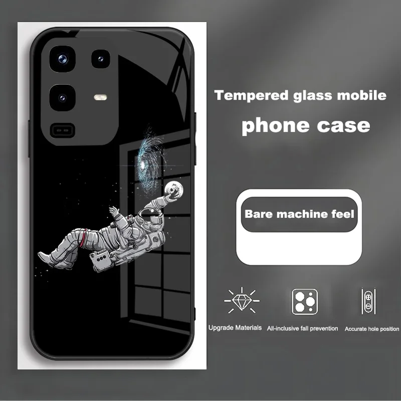 Premium Shockproof Phone Case with Tempered Glass Shell - Enhanced Protection and Style