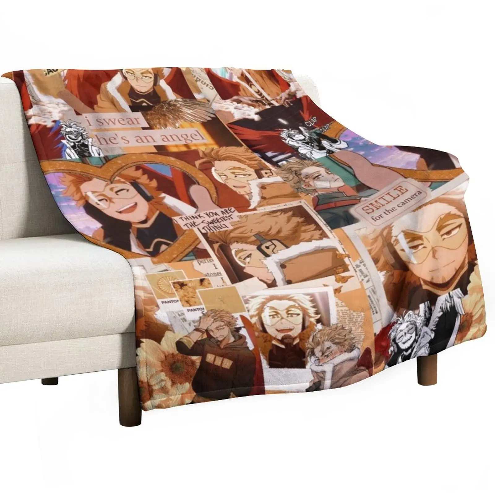Hawks manga color version Throw Blanket Extra Large Throw Blanket