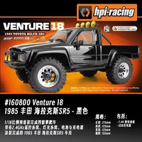 HPI VENTURE18 Remote Control Car 1/18 1985 Toyota Hilux Sr5 4wd Two-Speed Off-Road Climbing Car Simulation Model Toy Holiday Gif 2