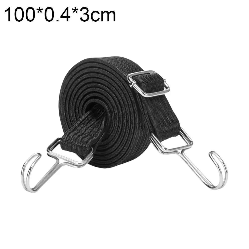 Motorcycle Elastics Rubber Luggage Rope Cord Hooks Band Hook Luggage Tie Accessories Car Strap Roof Auto Fixed Rack Rope Bi E6b0