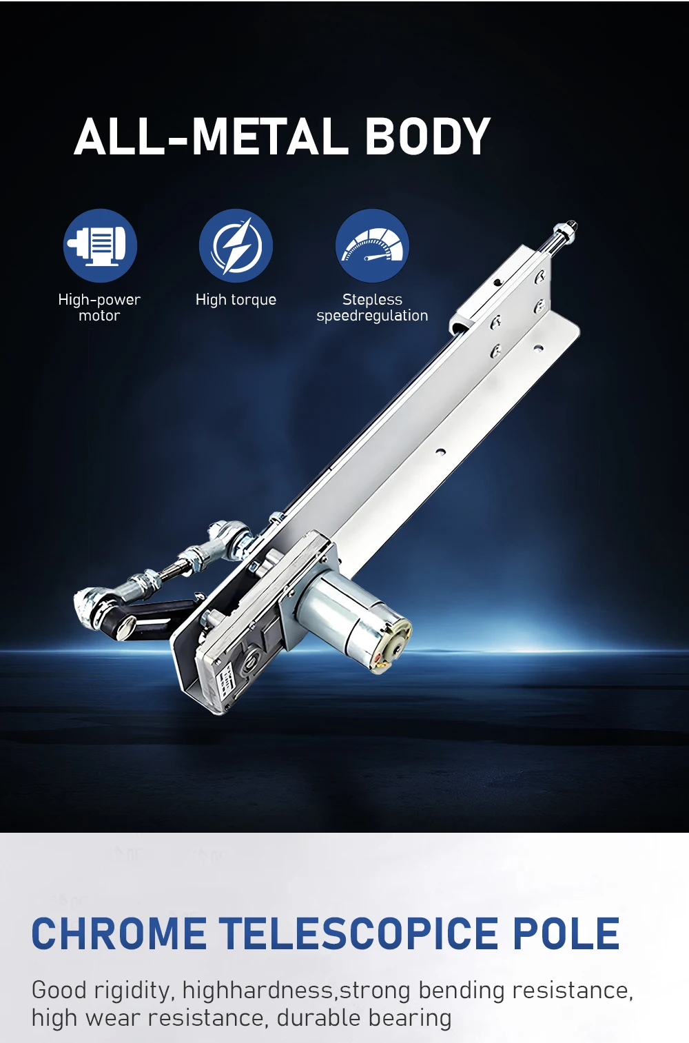 DIY Reciprocating Linear Actuator Motor 24V 6-20cm Electric Push Rod for Hobby P