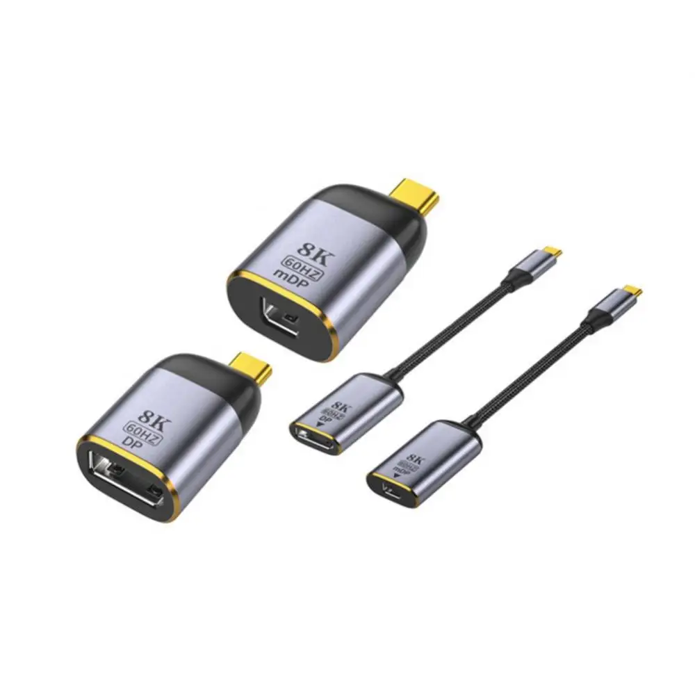HDTV 맥북용 C 타입 DP 1.4 어댑터 케이블, C 타입 3.1-미니 디스플레이 포트 케이블, 썬더볼트 3-8K @ 60Hz