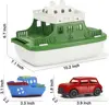 Mini Car Baby Shower Boat Carrying Toy Shower Boat Sprinkler Swimming Pool Children's Bathtub And Beach Birthday Gift 5