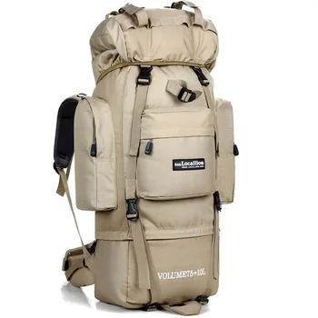 75-85L Internal Steel Frame Camping Backpack 1