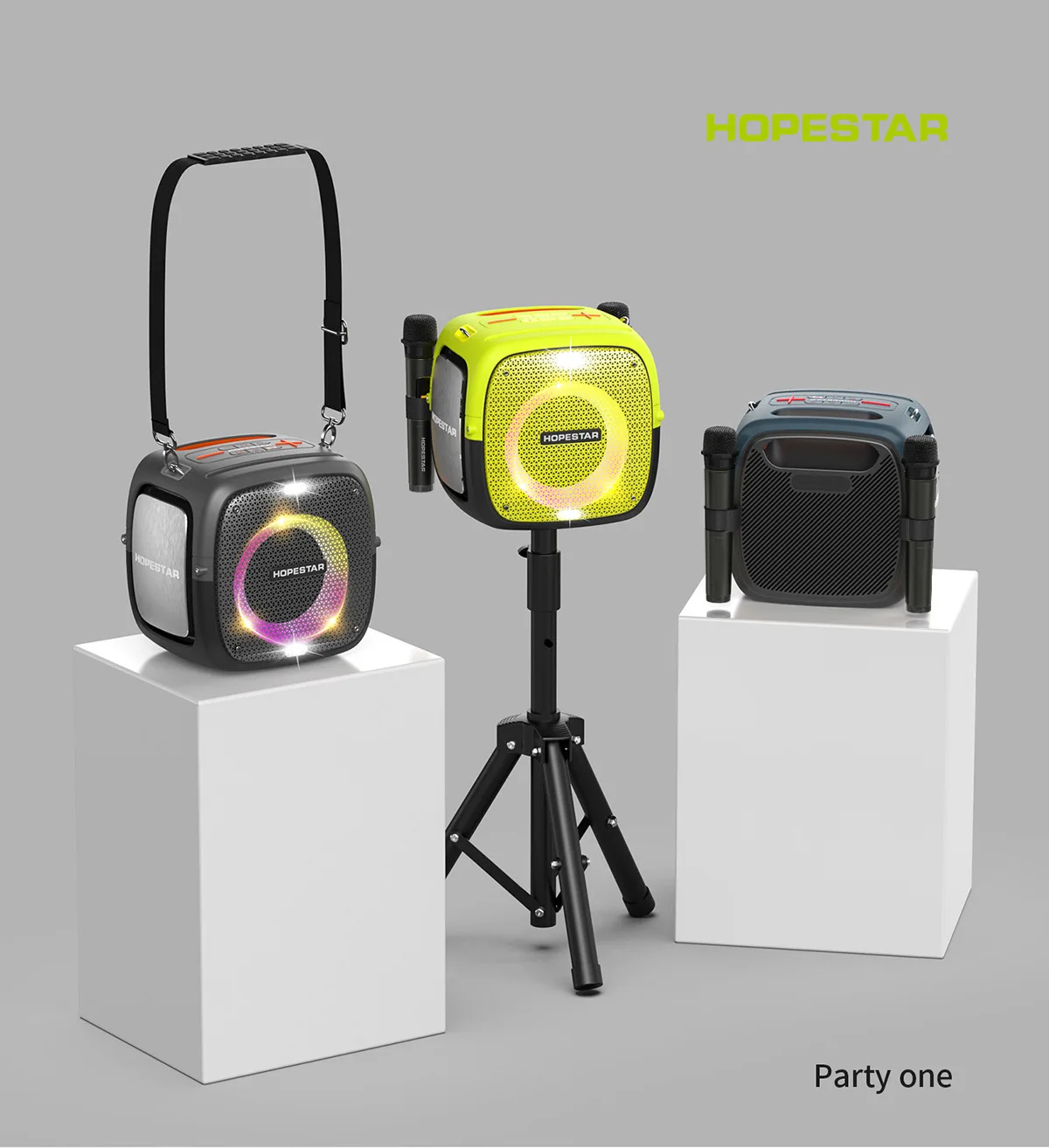 HOPESTAR-PARTYONE 80W High Power RGB Bluetooth Speaker description image 7