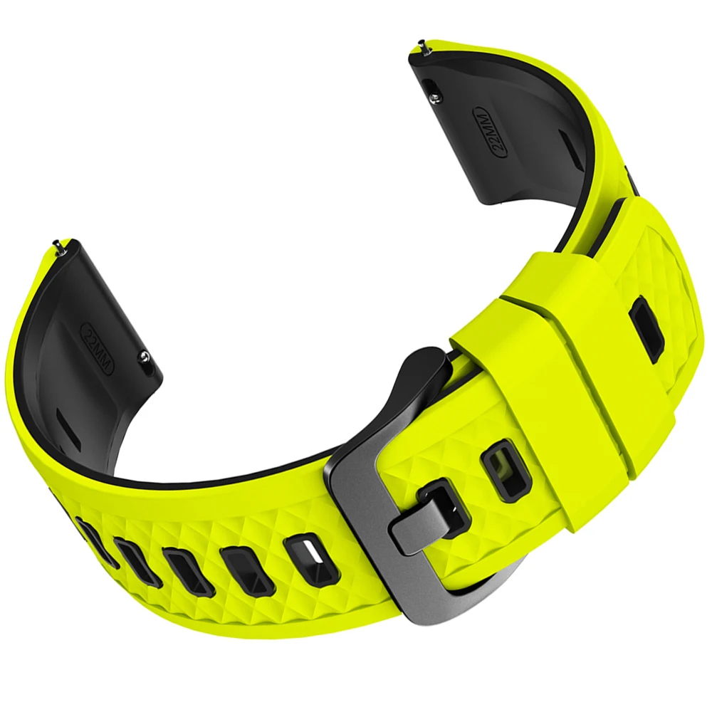 Stylish 22mm Sport Silicone Watch Band - Premium Comfort and Durability
