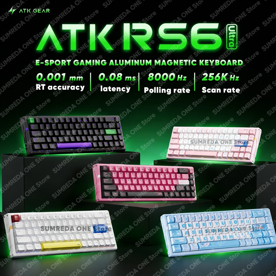 ATK RS6 ウルトラゲーミング磁気スイッチキーボード 0.005