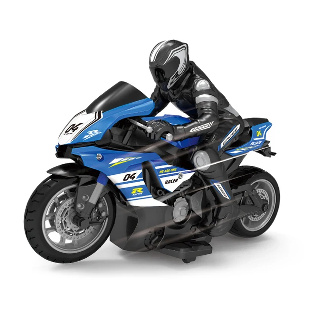 Rc Motorcycle 1: 10 2.4G 4Ch Electric Drift Motorcycle for Children Remote Control Car Electric Model Toys for Boys Kids Gift 6